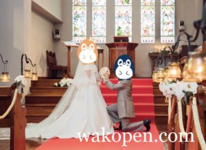 プロポーズの後撮り写真