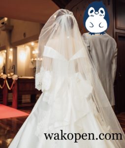 結婚式の入場シーン