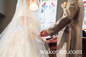 結婚式の誓いの言葉の写真